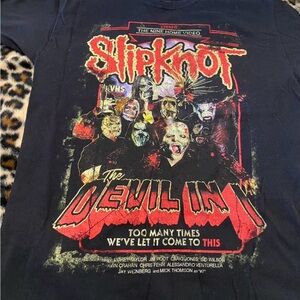 Spencer's Black Slipknot 'The Devil In I' Short Sleeve Tee